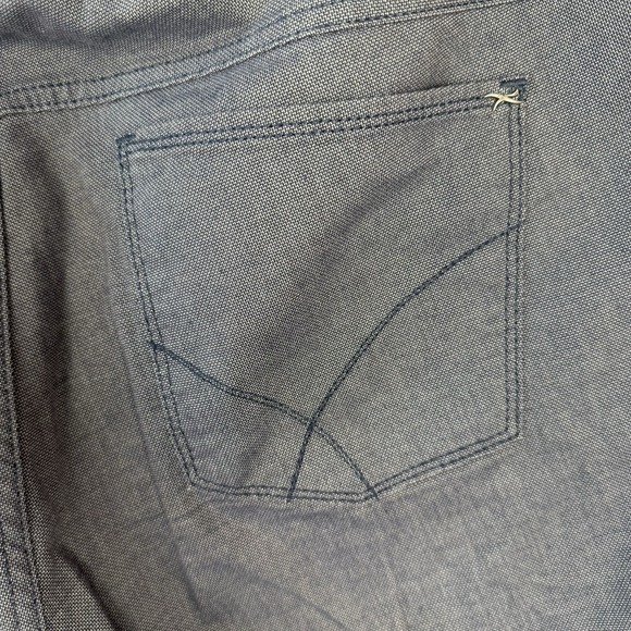 Brax‎ Cooper Fancy Chino Pants Mens 36x30 Blue Micro Check Textured - Picture 11 of 16